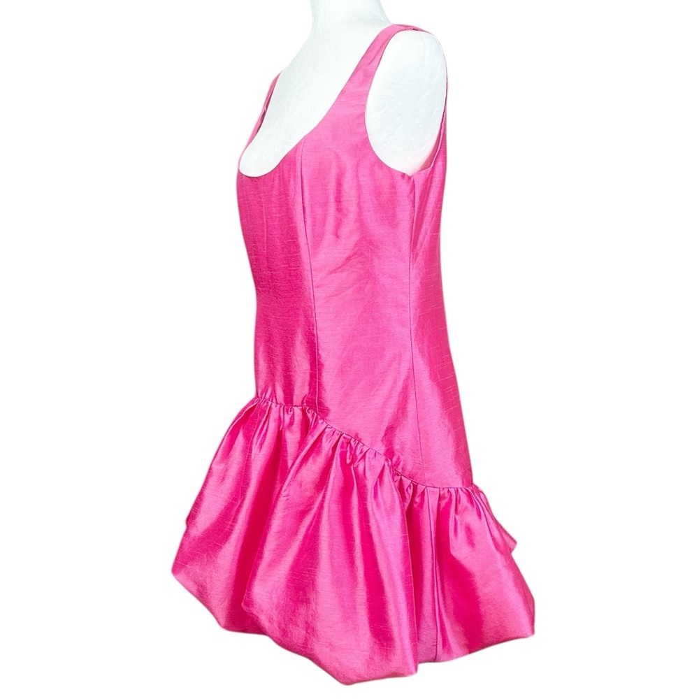 Hutch Drop Waist Bubble Mini Dress 10 Pink Barbie Coquette Girl Icy Pink - Picture 4 of 11